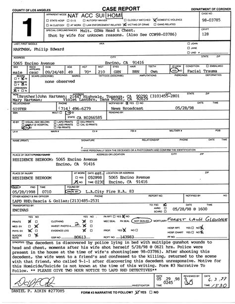 phil hartman autopsy|phil hartman autopsy report.